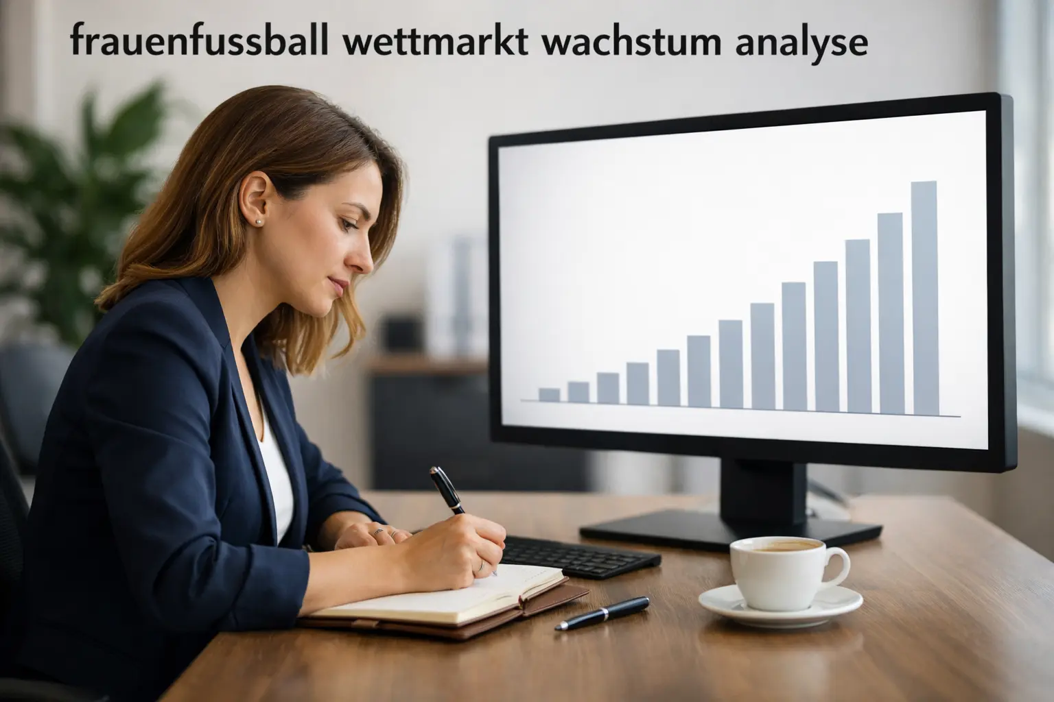 Frauenfußball Wettmarkt Wachstum: Diagramm zeigt die Umsatzentwicklung im Frauen-Elitesport