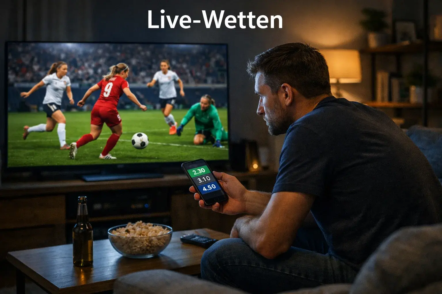 Live-Wetten auf Frauenfußball mit Strategien